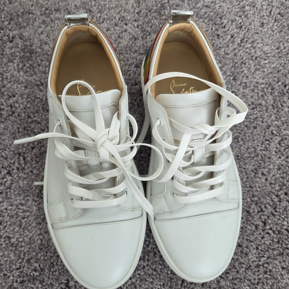 Christian Louboutin White Sneakers Classic Design